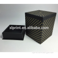 Handmade paper box with a tray luxury box package